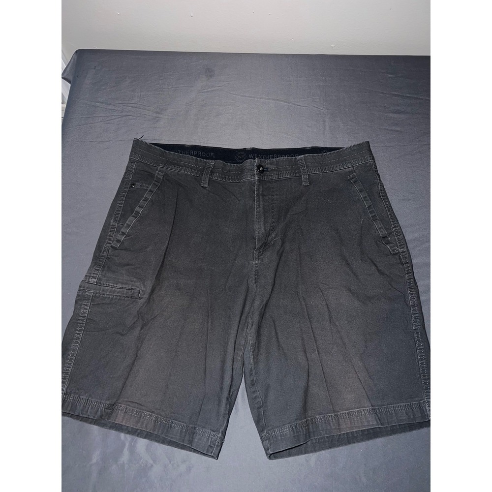 Weatherproof Mens Utility Shorts Forged Iron Grey Stretch Cotton W0S601SC 38W